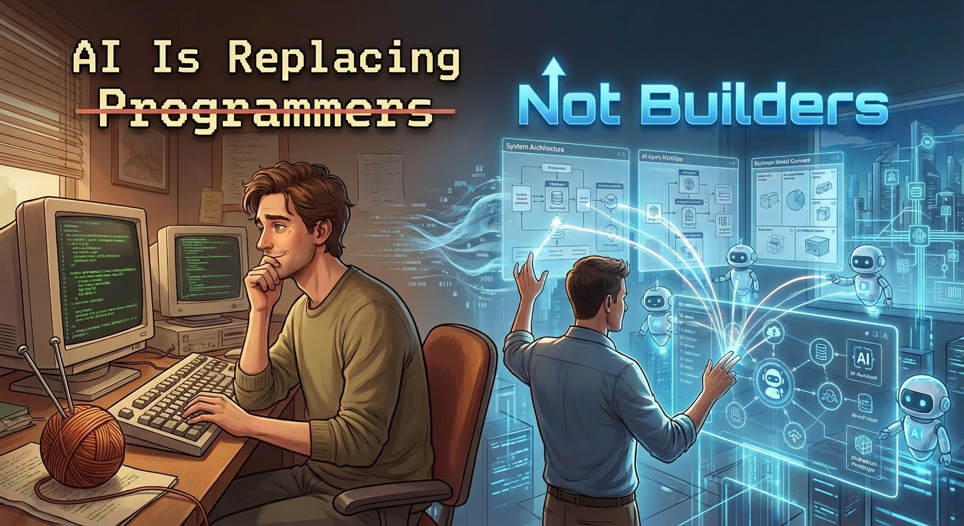AI Is Replacing Programmers, Not Builders